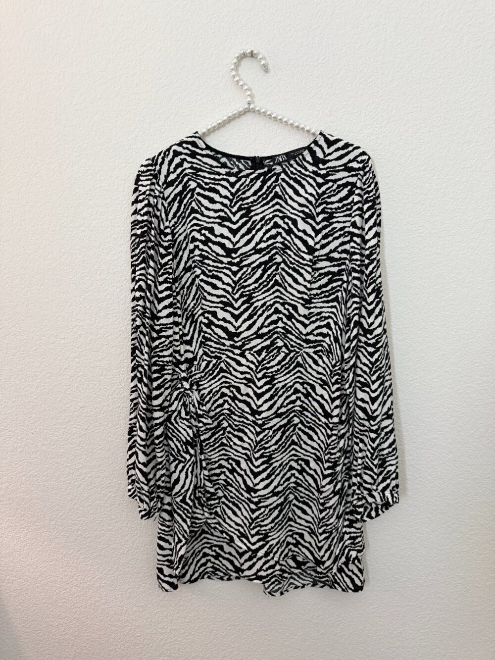 Zebra Print Zara short Dress Size L